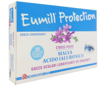 EUMILL PROTECTION GOCCE OCULARI 10 FLACONCINI MONODOSE 0,5 ML - Metafarm