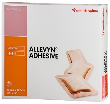 MEDICAZIONE IDROCELLULARE STERILE ALTAMENTE ASSORBENTE ADESIVA IN SCHIUMA DI POLIURETANO 12,5X12,5CM 10 PEZZI - Metafarm