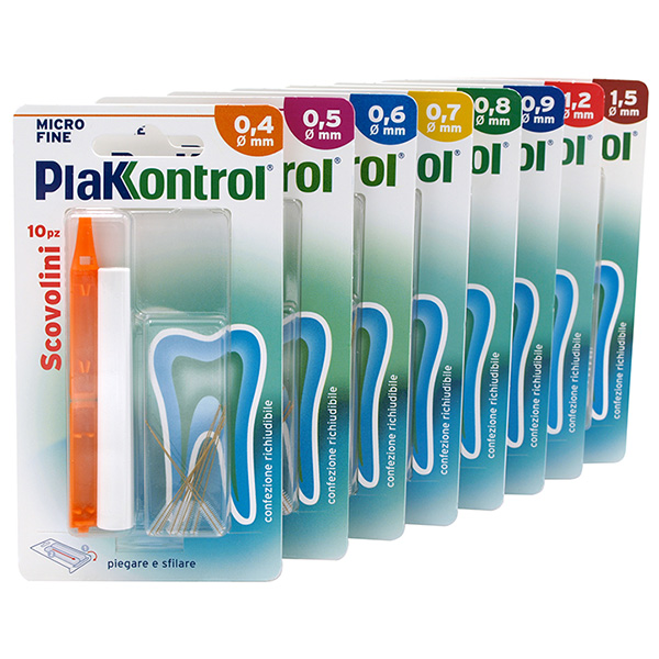 PLAKKONTROL MINIGRIP SCOVOLINO 0,6 MM 10 PEZZI - Metafarm