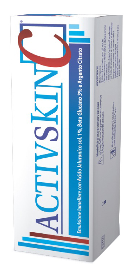 EMULSIONE IAMELLARE ACTIV SKIN CON ACIDO JALURONICO 1% BETA GLUCANO 3% E ARGENTO CITRATO 30 ML - Metafarm