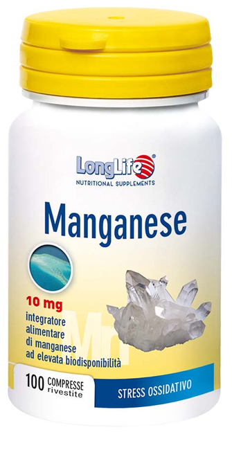 LONGLIFE MANGANESE 10 MG 100 COMPRESSE - Metafarm
