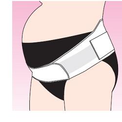 JOLIE MAMAN 1410 FASCIA REGOLABILE PER GESTANTE BIANCO M - Metafarm