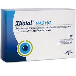 SOLUZIONE OFTALMICA IDRATANTE LUBRIFICANTE XILOIAL 20 MONODOSE DA 0,5ML - Metafarm