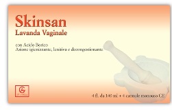 SKINSAN LAVANDA VAGINALE 4 FLACONI 140 ML + 4 CANNULE VAGINALI MONOUSO IN BLISTER - Metafarm