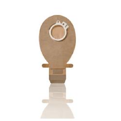 SACCA PER ILEOSTOMIA SISTEMA A 2 PEZZI SENSURA CLICK APERTA RICOPERTA IN TNT FORO 50 MM CAPACITA' 420 ML 30 PEZZI - Metafarm