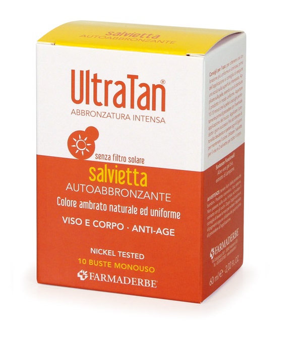 ULTRA TAN SALVIETTE AUTOABBRONZANTI 10 BUSTE - Metafarm