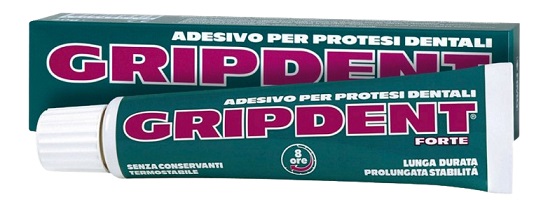 GRIPDENT FORTE ADESIVO PER PROTESI DENTARIA 40 G - Metafarm
