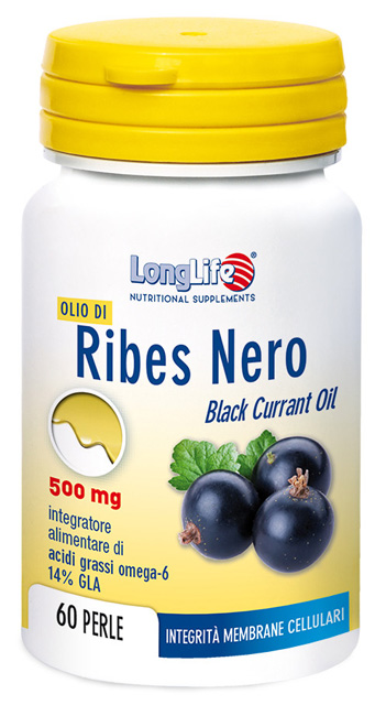 LONGLIFE OLIO RIBES NERO 60 PERLE DI GELATINA - Metafarm