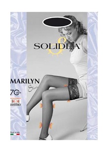MARILYN 70 SHEER CALZA AUTOREGGENTE NERO 3 - Metafarm