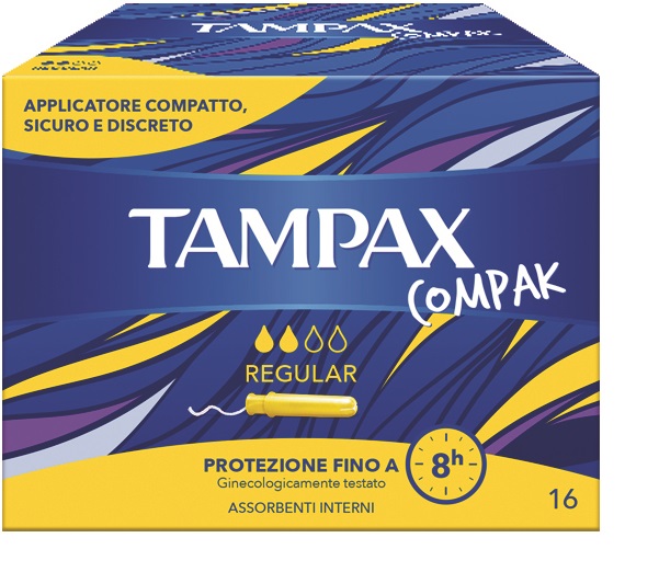 TAMPAX COMPAK REGULAR 16 PEZZI - Metafarm