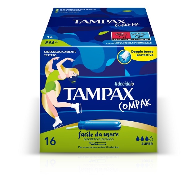 TAMPAX COMPAK SUPER 16 PEZZI - Metafarm