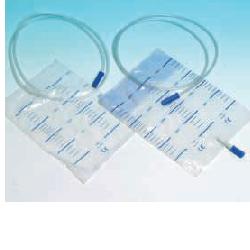 SACCA RACCOLTA URINA DA LETTO IN PVC NON STERILE VOLUME 2 LITRI TUBO LUNGHEZZA 130 CM 30 PEZZI - Metafarm