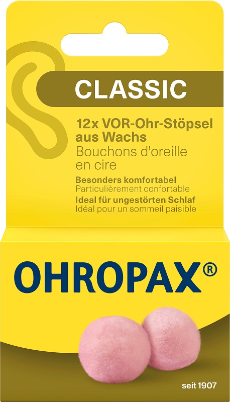 OHROPAX TAPPI AURICOLARI CERA 12 PEZZI - Metafarm