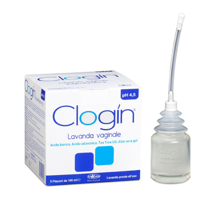 CLOGIN LAVANDA VAGINALE 5 FLACONI DA 100 ML + 5 CANNULE VAGINALI MONOUSO - Metafarm