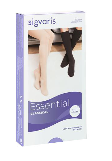 SIGVARIS 701 CCL1 TFQ GAMBALETTO LUNGO PUNTA APERTA CRISPA S PLUS - Metafarm