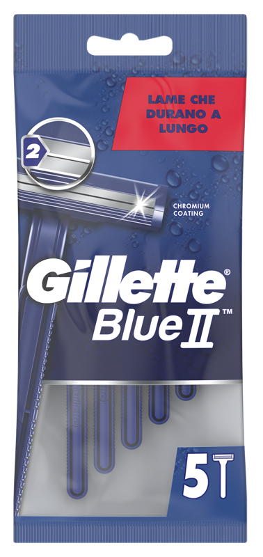 RASOIO GILLETTE BLUE II STANDARD 6 X 20 X 5 - Metafarm