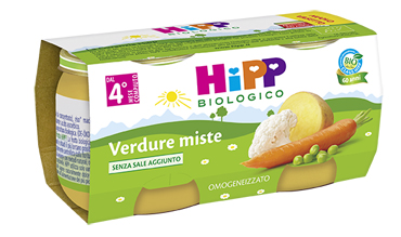 HIPP BIO HIPP BIO OMOGENEIZZATO VERDURE MISTE 2X80 G - Metafarm