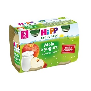 HIPP BIO HIPP BIO OMOGENEIZZATO MELA YOGURT 2X125 G - Metafarm