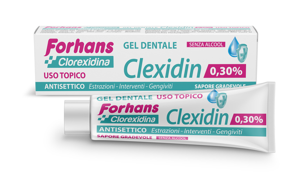 FORHANS CLEXIDIN COLLUTORIO IN GEL ALLA CLOREXIDINA 0,30% 30 - Metafarm