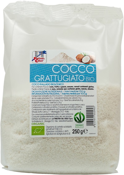 COCCO GRATTUGIATO BIO 250 G - Metafarm