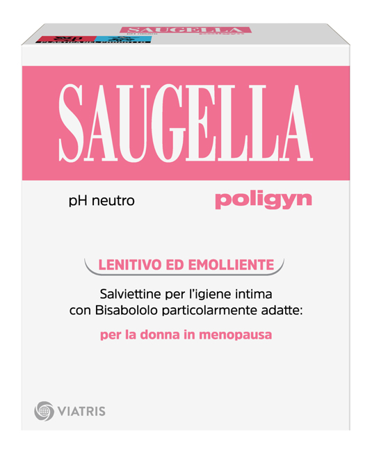 SAUGELLA POLIGYN PH NEUTRO SALVIETTINE IGIENE INTIMA LENITIVO ED EMOLLIENTE 10 PEZZI - Metafarm