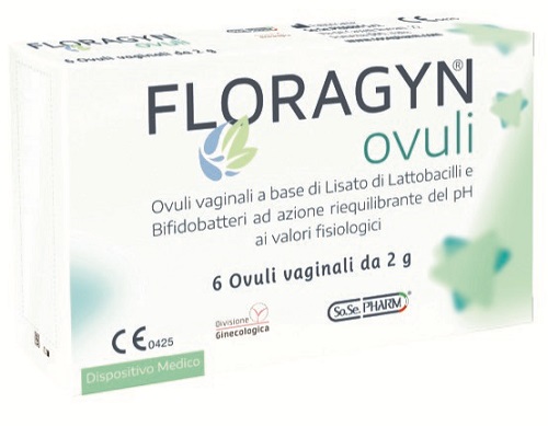 OVULI VAGINALI A BASE DI LATTOBACILLI LISATI FLORAGYN OVULI 2 G 6 PEZZI - Metafarm