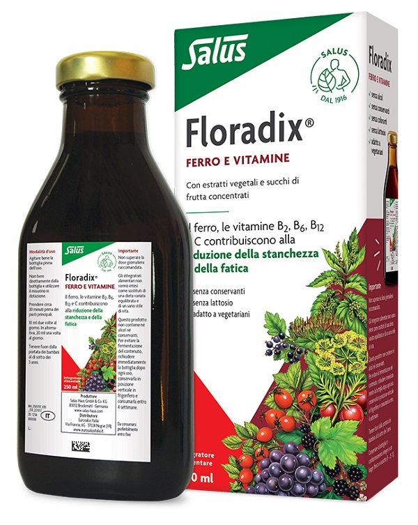 FLORADIX FERRO E VITAMINE 250 ML - Metafarm