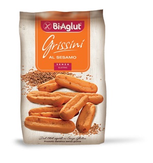 BIAGLUT GRISSINI CON SESAMO 150 G - Metafarm