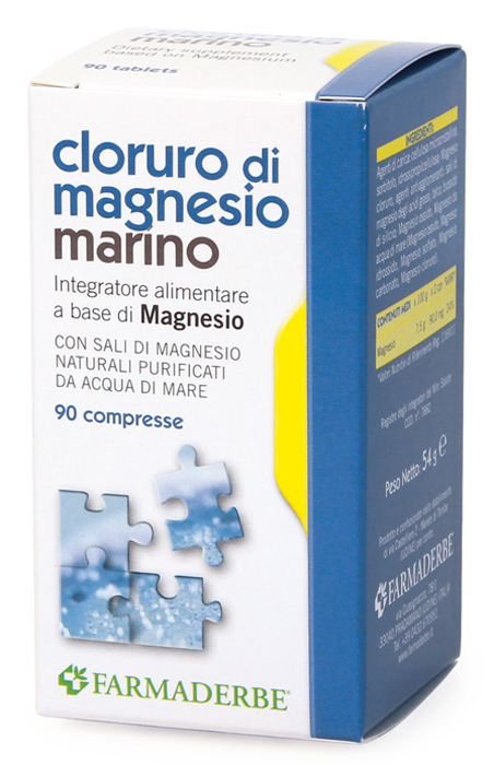 CLORURO DI MAGNESIO MARINO 90 COMPRESSE - Metafarm