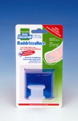 RADDRIZZA ALLUCE IN GEL DI SILICONE BIANCO SEMITRASPARENTE SAGOMATA PER PROTEGGERE E RIALLINEARE L'ALLUCE EVITANDO LO SFREGAMENTO FRA IL PRIMO E IL SECONDO DITO IGIENEPIEDE 1 PEZZO - Metafarm