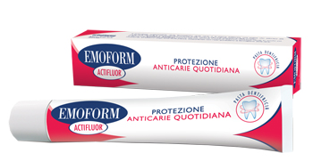 EMOFORM ACTIFLUOR DENTIFRICIO 75 ML - Metafarm