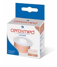 CEROTTO IN ROCCHETTO CEROXMED AERATO IN TESSUTO ROSA 500X2,50 CM 1 PEZZO - Metafarm