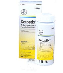 STRISCE MISURAZIONE CHETONURIA KETOSTIX 50 PEZZI - Metafarm