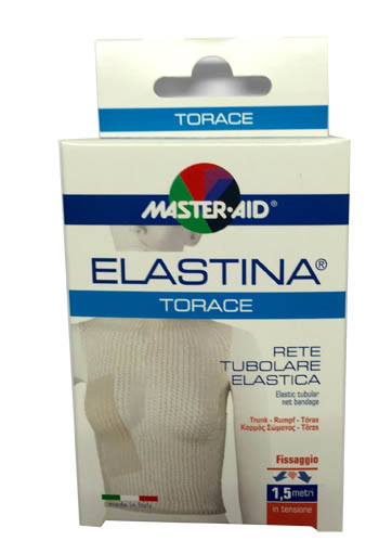 RETE TUBOLARE ELASTICA IPOALLERGENICA MASTER-AID ELASTINA TORACE 5 MT IN TENSIONE CALIBRO 8 CM - Metafarm