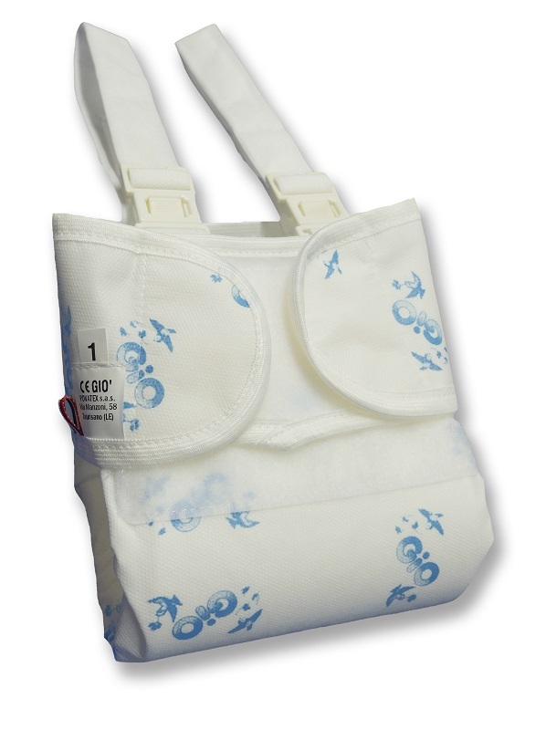 MUTANDINA CORRETTIVA GIO' PER DISPLASIA PER BAMBINI DALLA NASCITA FINO A 5/6KG MISURA 1 - Metafarm