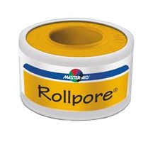 CEROTTO IN ROCCHETTO MASTER-AID ROLLPORE TESSUTO NON TESSUTO 5X5 - Metafarm