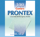 GARZA PRONTEX CAMBRIC 10X10CM 100 PEZZI - Metafarm