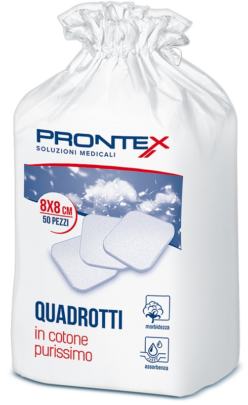 COTONE IDROFILO PRONTEX QUADROTTI - Metafarm