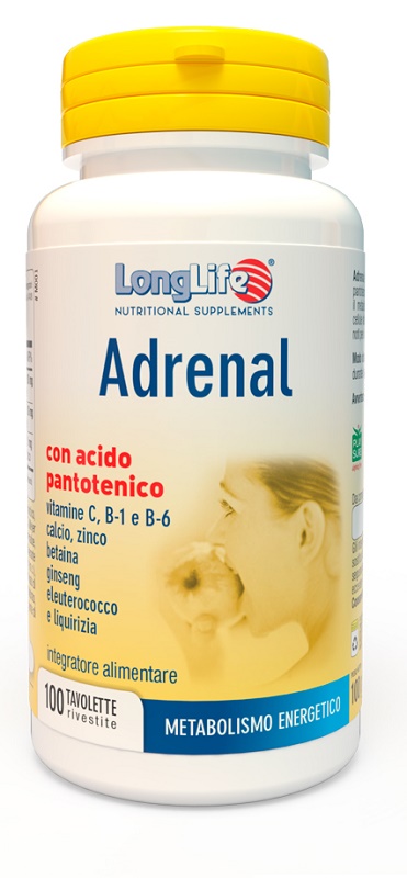 LONGLIFE ADRENAL 100 TAVOLETTE MASTICABILI RIVESTITE - Metafarm