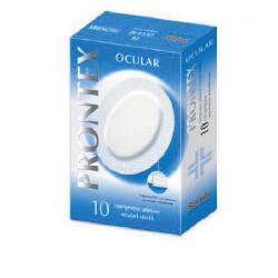 COMPRESSA PRONTEX OCULAR COMPRESSA ADESIVA OCULARE 10 PEZZI - Metafarm