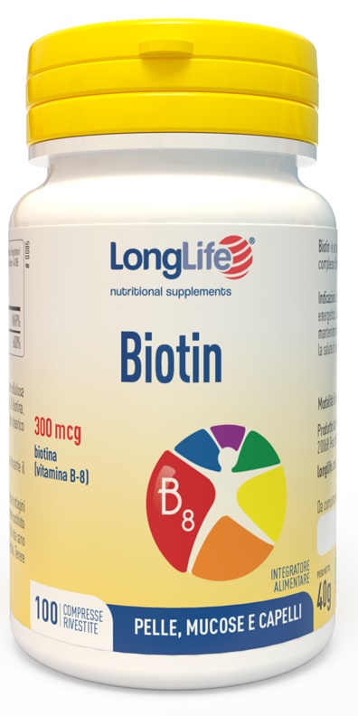 LONGLIFE BIOTIN 100 COMPRESSE - Metafarm