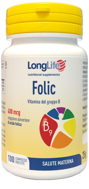 LONGLIFE FOLIC 400 MCG 100 COMPRESSE - Metafarm