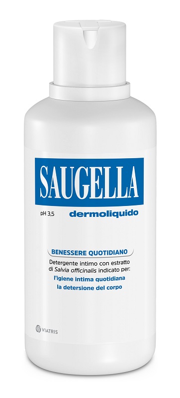 SAUGELLA DERMOLIQUIDO PH 3,5 DETERGENTE INTIMO BENESSERE QUOTIDIANO 500 ML - Metafarm