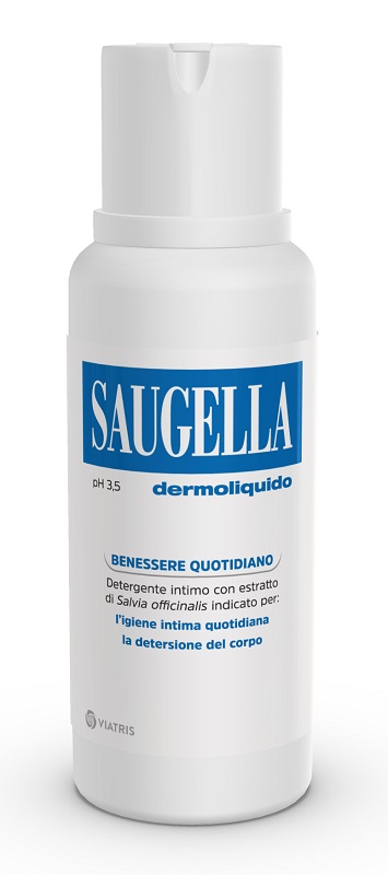 SAUGELLA DERMOLIQUIDO PH 3,5 DETERGENTE INTIMO BENESSERE QUOTIDIANO 750 ML - Metafarm