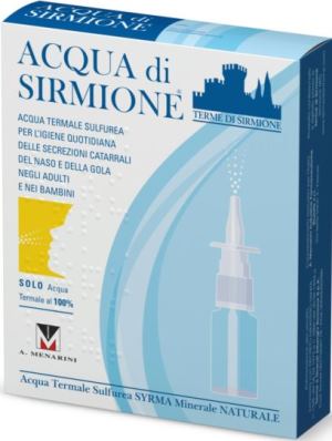 ACQUA SIRMIONE MINERALE NATURALE 6 FIALE 15 ML - Metafarm
