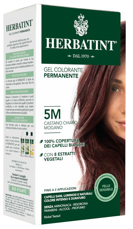 HERBATINT 5M CASTANO CHIARO MOGANO 150 ML - Metafarm