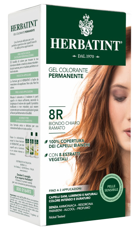 HERBATINT 8R BIONDO CHIARO RAMATO 150 ML - Metafarm