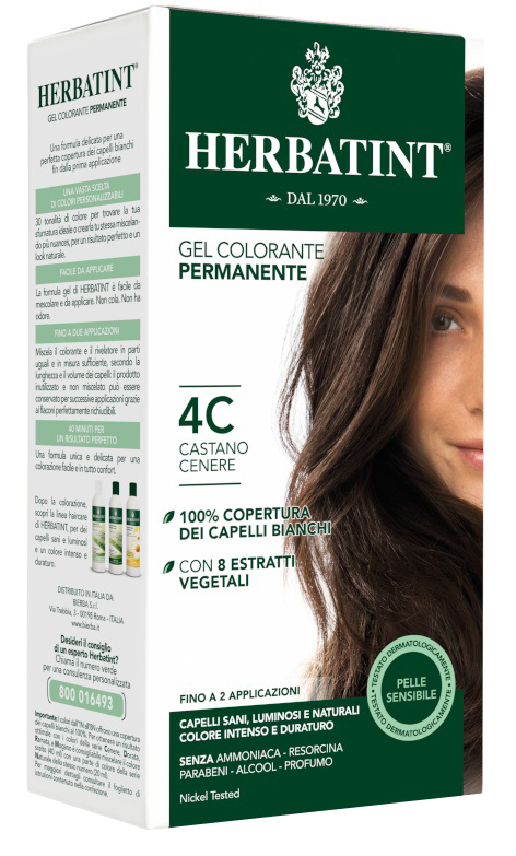 HERBATINT 4C CASTANO CENERE 150 ML - Metafarm