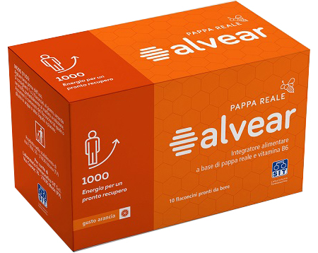 ALVEAR 1000 PAPPA REALE 10 FLACONCINI GUSTO ARANCIA - Metafarm