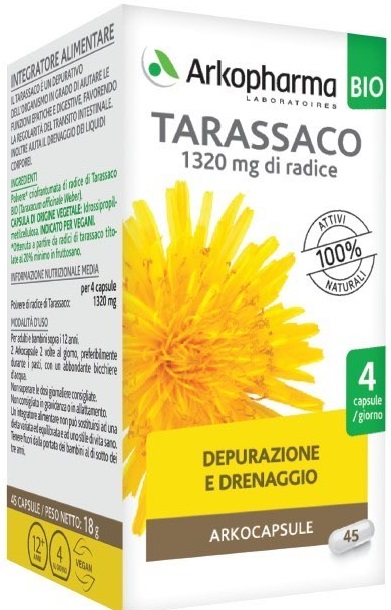ARKO CAPSULE TARASSACO BIO 45 CAPSULE - Metafarm
